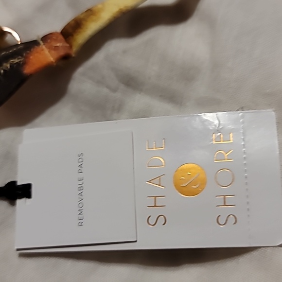 NWT TIGER PATTERN UNDERWIRE TIE BACK ADJUSTABLE STRAP SWIM BATHING SUIT TOP 34D - Picture 6 of 9